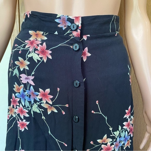 Sag Harbor Woman Floral Button Front MIDI Skirt Women’s Size 3X - Picture 5 of 9